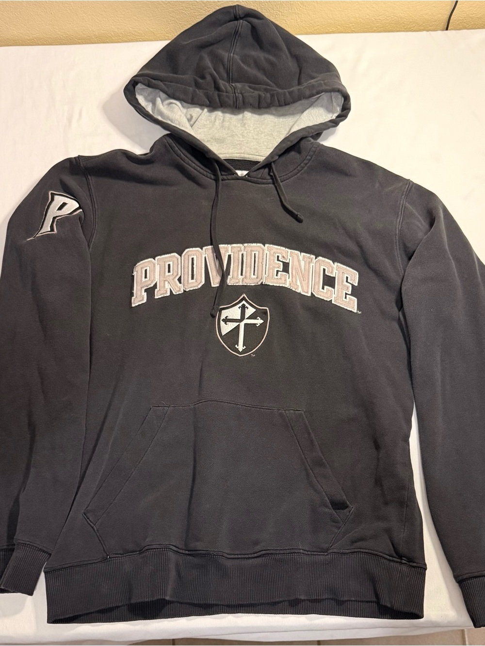Champion Black Providence Hooded Sweatshirt with Grey Lining
